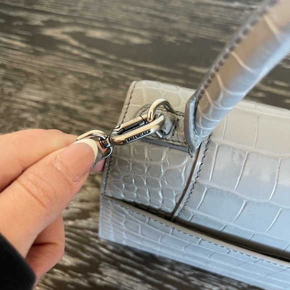 Balenciaga grey croc hourglass bag - Picture 4 of 4